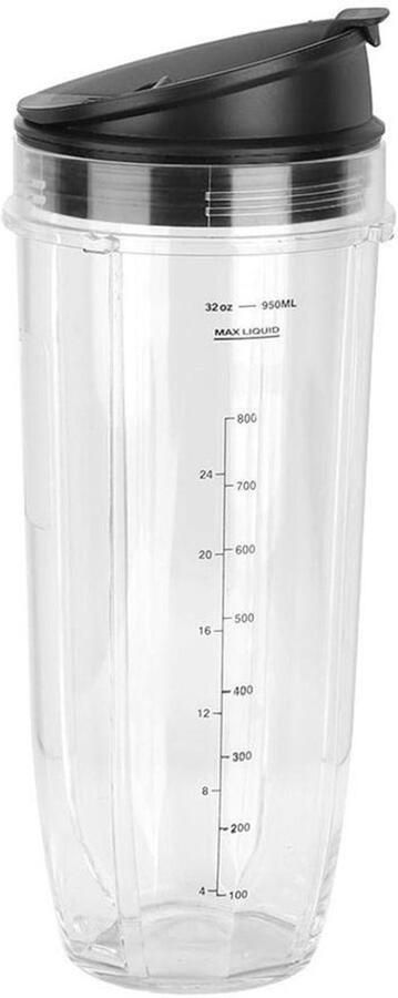 Dailygoody Blender Cup en Deksel Kit Vervangingsonderdelen 18oz