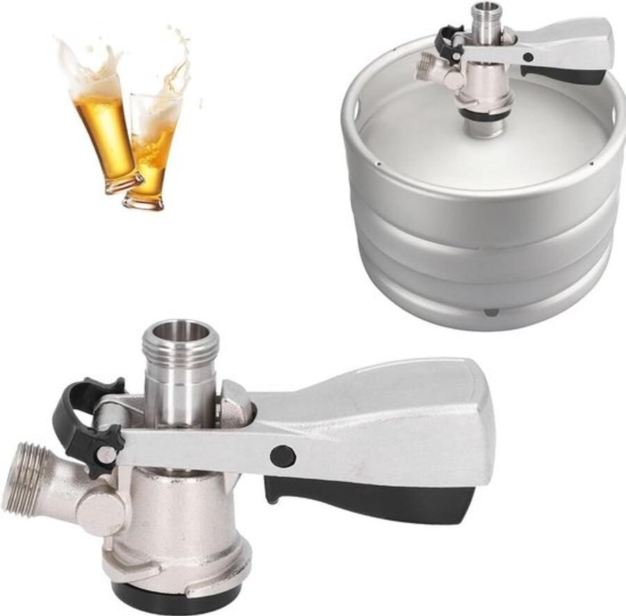 Dailygoody Bierkraan Dispenser Keg Coupler G5 8 D type met