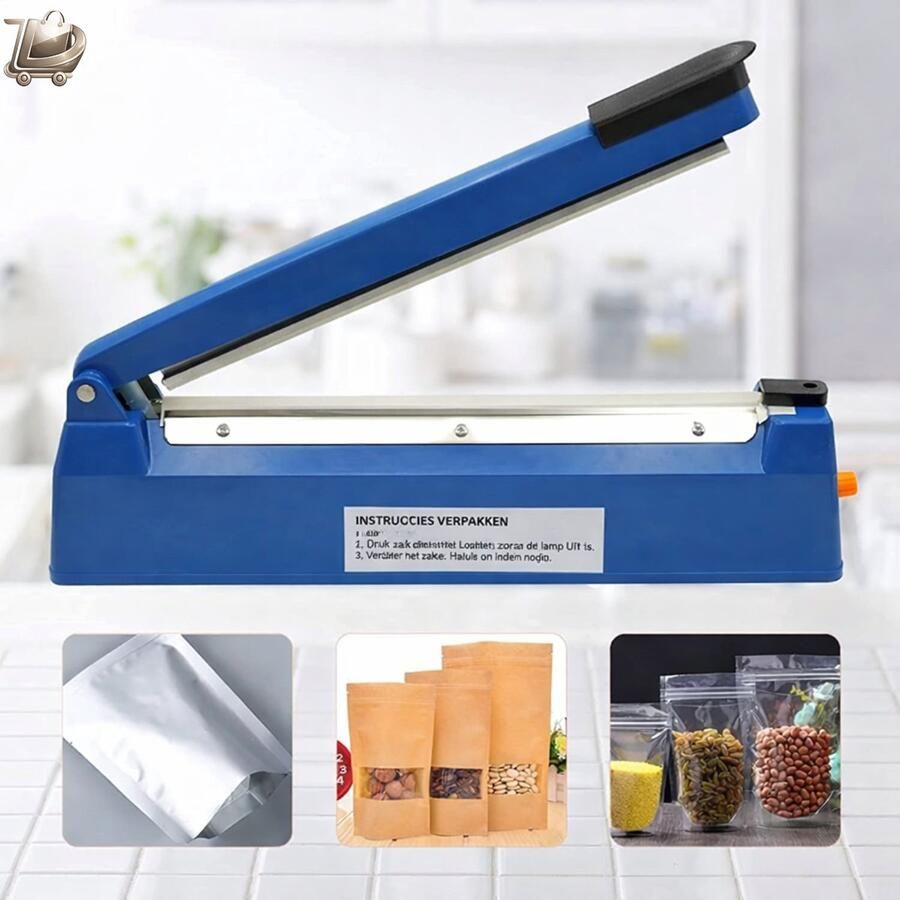 Dailysimple 200mm Heet Sealen Apparaat Folie Lasmachine Stralenlasmachine Sealer Apparaat Temperatuur Controle Hitte Sealer Voedsel Plastic Zakjes Seal voor Mylar PP