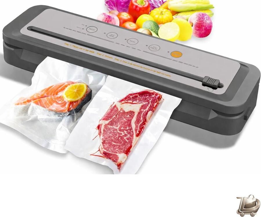 Dailysimple Vacumeermachine Compact Ontwerp Ingebouwde Snijder Voor Alle Soorten Voedsel Inclusief Slang & Zakken Eenvoudig in Gebruik Makkelijk te Reinigen Keukenapparaat