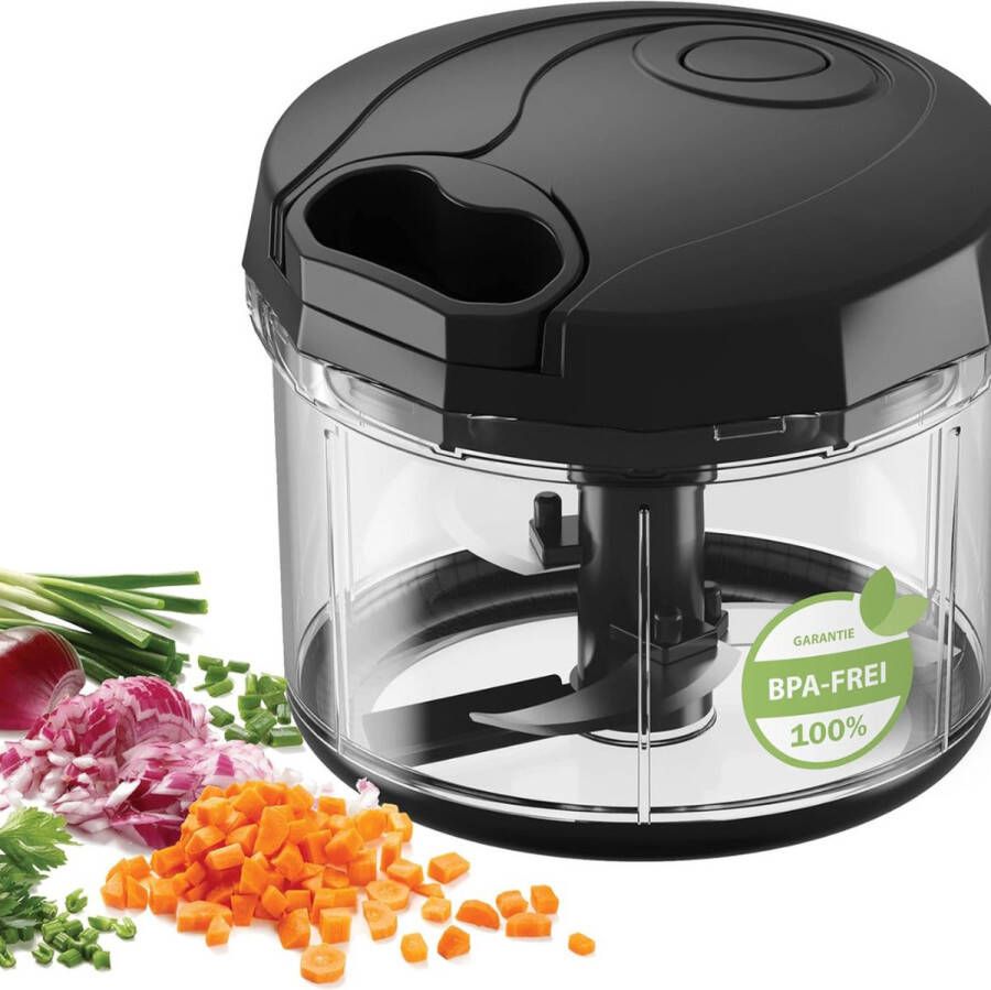 Brandless Chopper Hakmolen Groentesnijder Electrisch Zwart