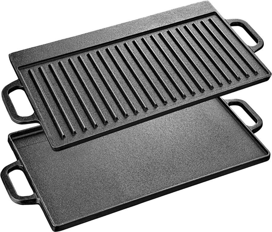 DailySupplies Grillplaat Inductie Bakplaat Gietijzer
