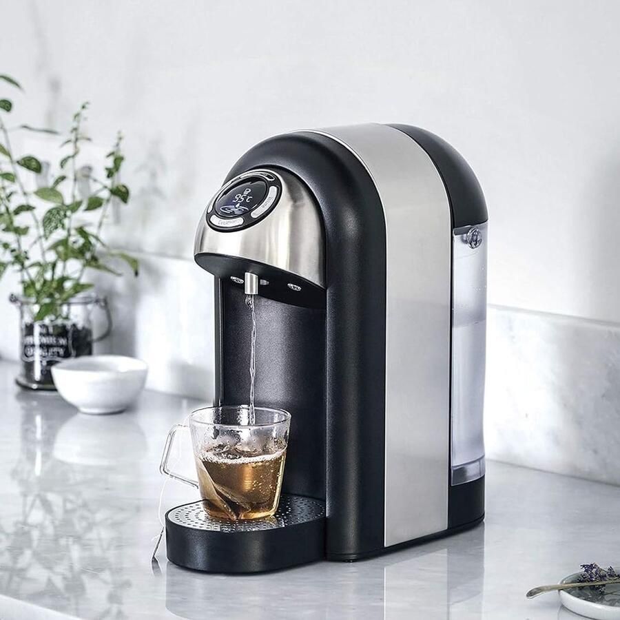 DailySupplies Luxe Heetwaterdispenser Instant Waterkoker Heetwatertap Professionele Kwaliteit Zwart met Zilver