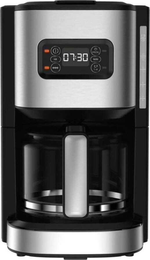 DailySupplies DailySuppliess Espressomachine Koffiezetapparaat Koffiemachines Zwart en Zilver