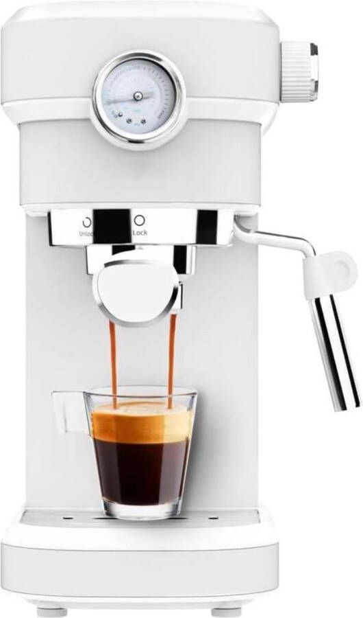 DailySupplies Espressomachine Koffiezetapparaat Koffiemachines Wit - Foto 2