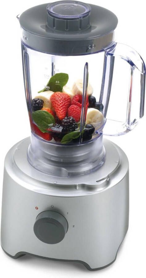 DailySupplies Foodprocessor Elektrische Groentesnijder Multifunctioneel Vleesmolen Gehaktmolen RVS Top Kwaliteit Grijs