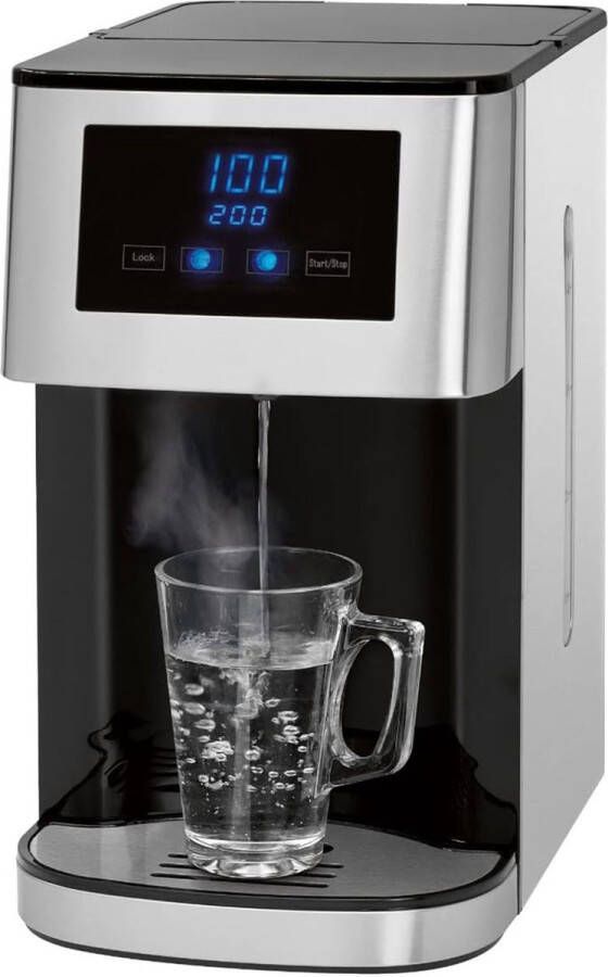 DailySupplies Heetwatertap Heetwaterdispenser Instant Waterkoker Zwart met Zilver - Foto 2