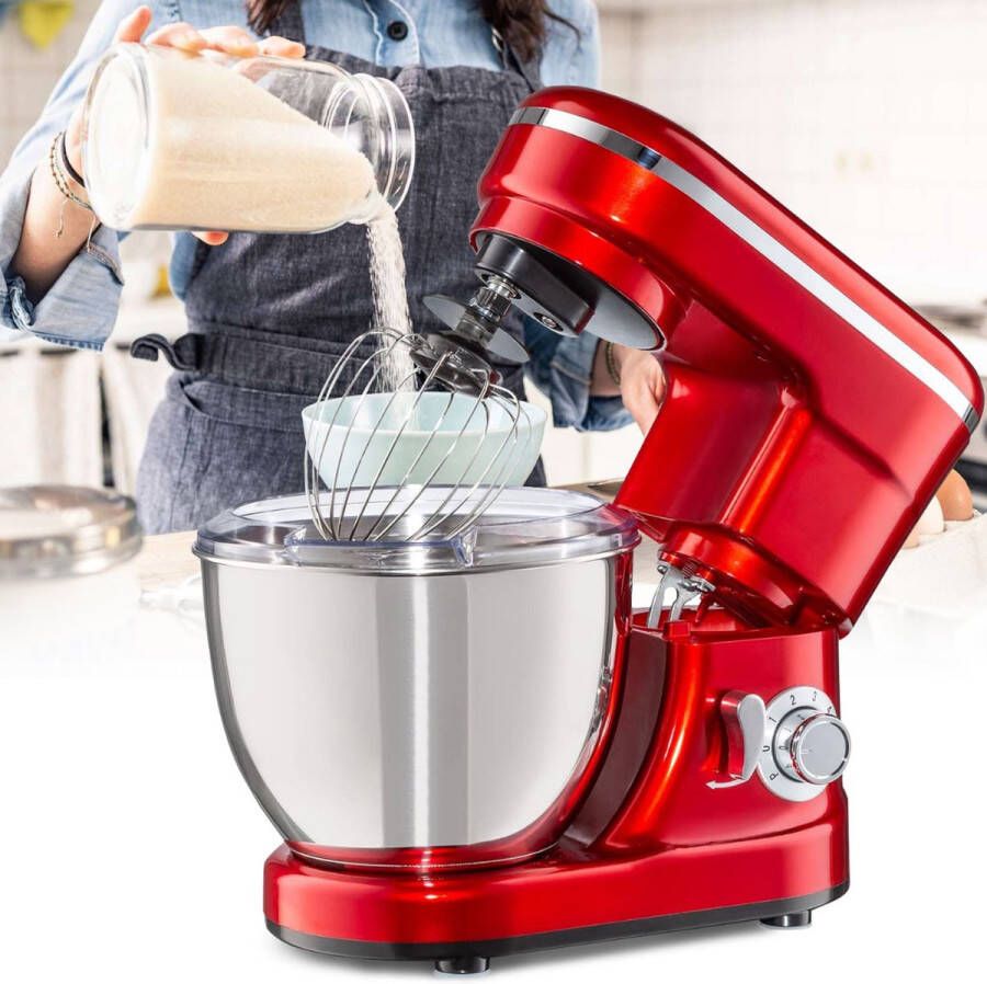 DailySupplies Keukenrobot Keukenmixer Keukenmachine Rood