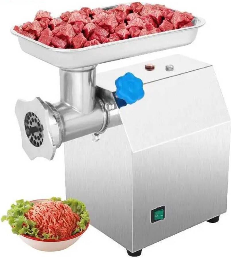 Dailysupplies Krachtige Vleesmolen Elektrisch Gehaktmolen Worstenmaker Keukenmachine Roestvrij Staal - Foto 1