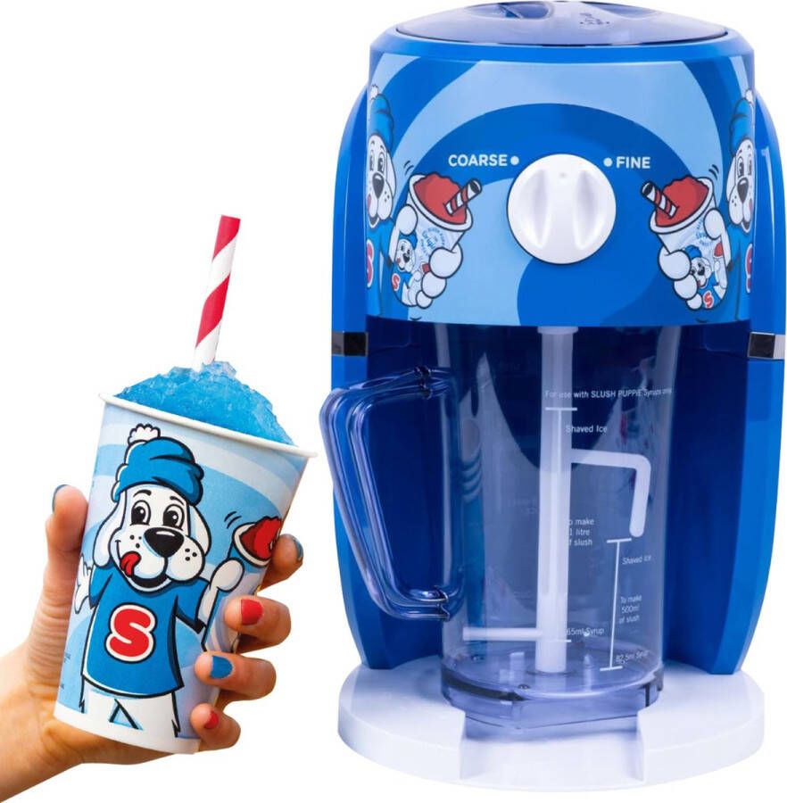 DailySupplies Slush Puppy Maker Slush Maker Blauw