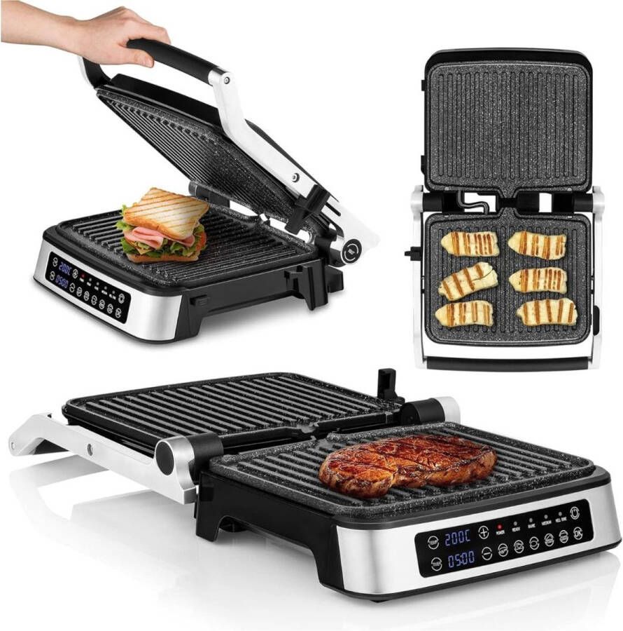 DailySupplies Tosti Apparaat Panini Grill Contactgrill