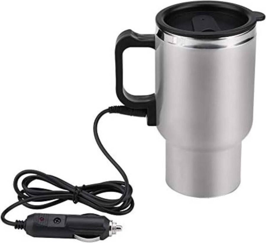 DailySupplies Waterkoker 12v voor Auto Heetwaterdispenser Klein Zilver