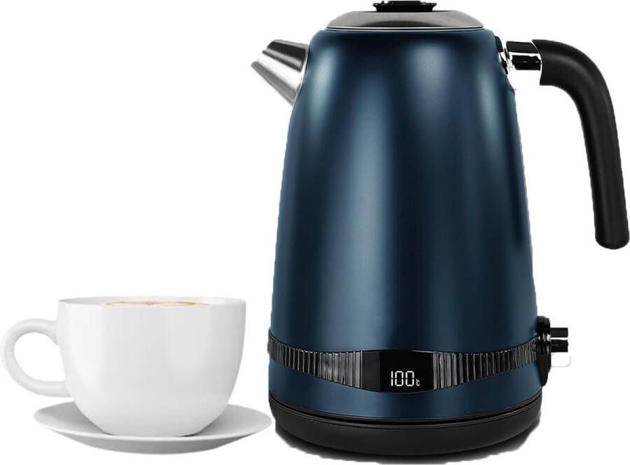 Dailysupplies Waterkoker met Temperatuurregeling Heetwaterdispenser Waterkokers Blauw