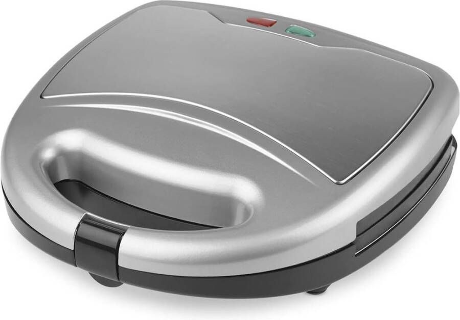 DailySupplies Dailysuppliess Contactgrill Tosti Apparaat Tosti-ijzers Panini Grill Zilver