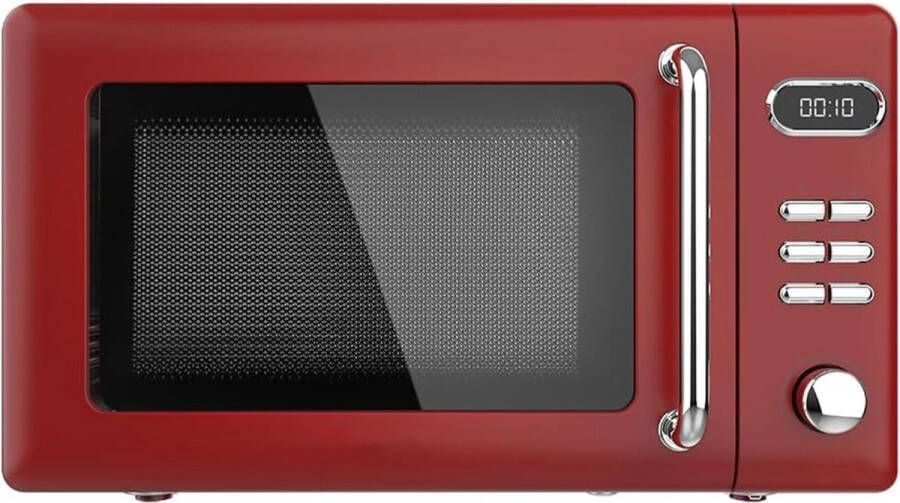 DailySupplies Combi Magnetron Combimagnetron Vrijstaand Heteluchtoven Inbouw Mogelijk 700W- Rood