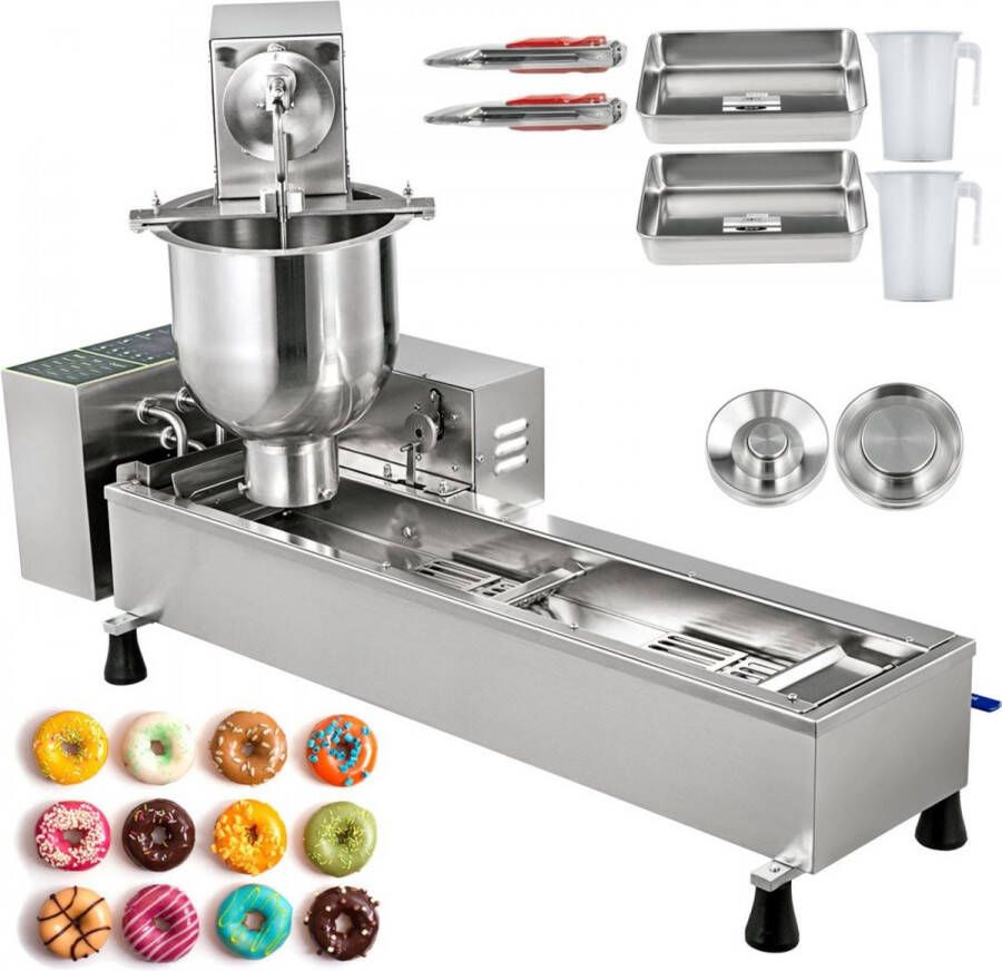 Commerciële Donut Maker Donut Machine 7L Volautomatische 3 Vormen Innerlijke Olietank