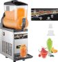 Dakta commerciële slush-ijsmachine 1 x 15 l commerciële slush-ijsmachine 500 W 220 V roestvrij stalen slush-ijsmachine slush-machine slush-apparaat 52 x 21 x 80 cm slushy maker machine slush-machine - Thumbnail 2