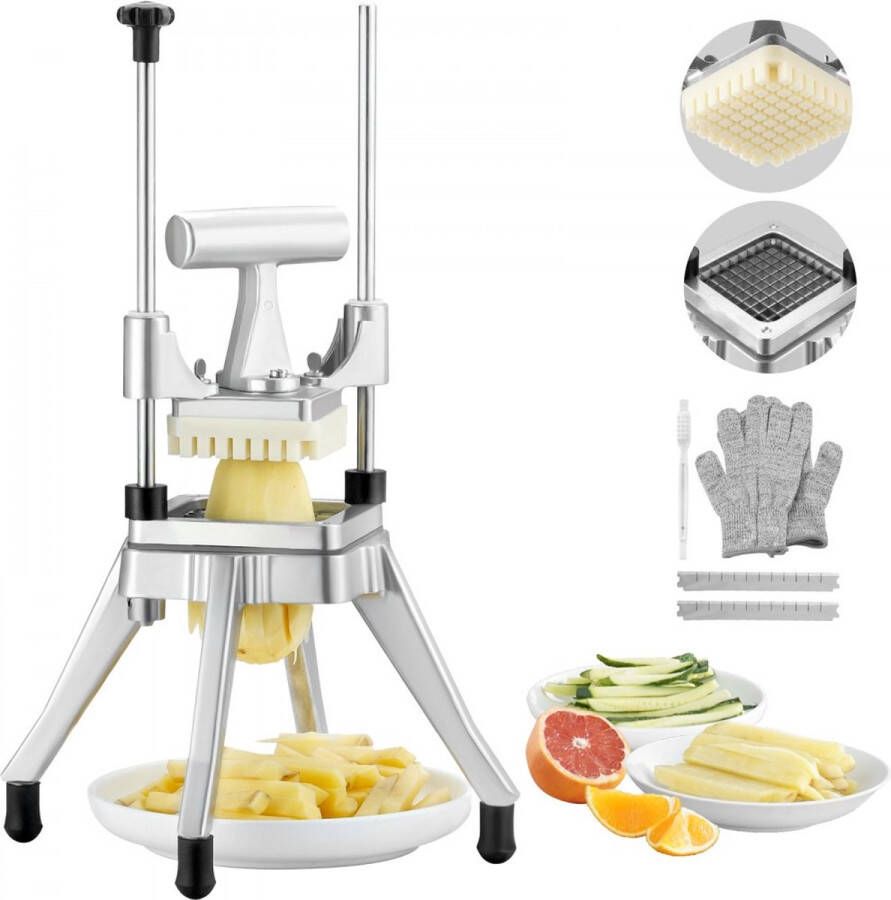 Dakta Friteuse Machine 3 8 Inch Aardappelsnijder Frieten Snijmachine voor het snijden van groenten Fruit Komkommer Aardappel Ui Paddestoel Appel
