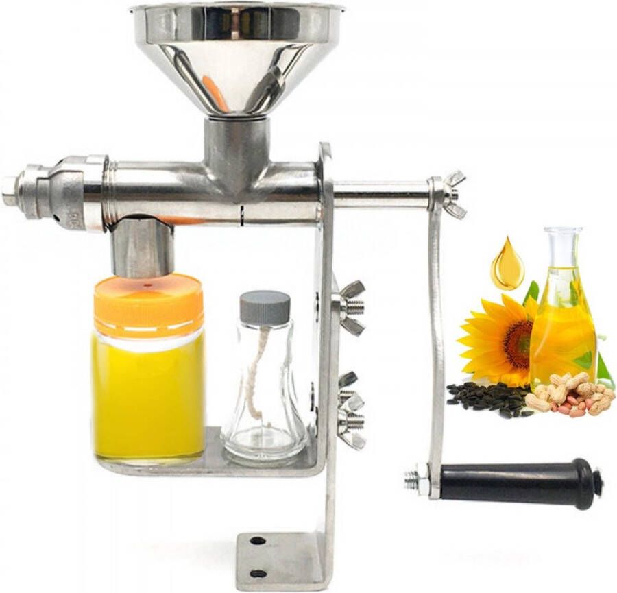 Handmatige oliepersmachine Olie-extractor Handpers Moeren Zaad Keukengereedschap Aan
