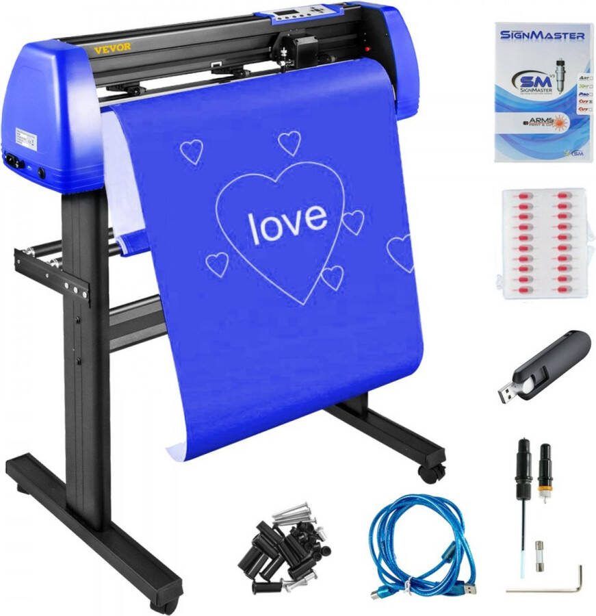 Snijplotter Vinylsnijder Vinyl Cutter 720mm filmsnijder vinyl snijplotter met SignMaster