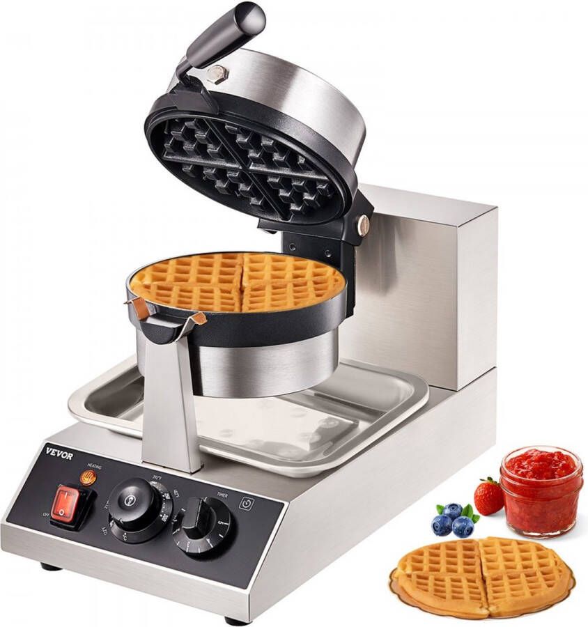 Dakta wafelijzer wafel broodrooster elektrische grill 1300W wafelijzer 220V contactgrill