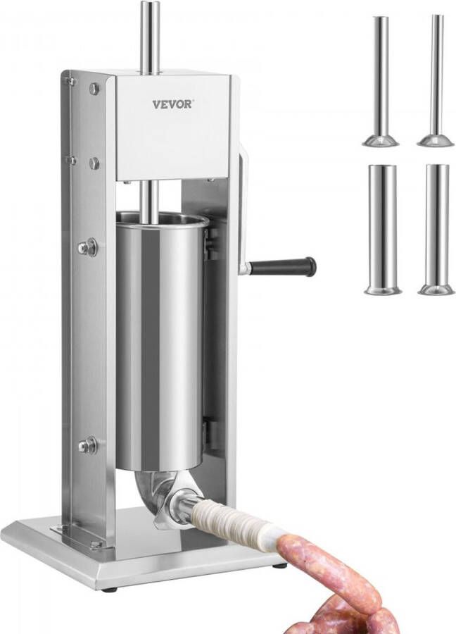 Dakta Worstvuller Worstmachine Worstvuller 5L Handleiding 37 30 21 15mm