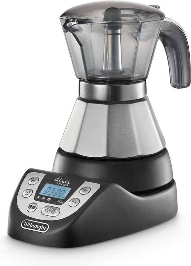 De Longhi DeLonghi Alicia Plus EMKP 21.B Elektrische Moka Koffiezetapparaat Staal Automatisch