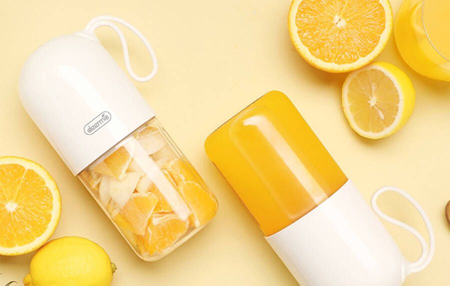 Deerma Draagbaar en Draadloze Mini Juice Blender Elektrische Fruitblender BPA vrij Shake Mixer -300ML - Foto 2