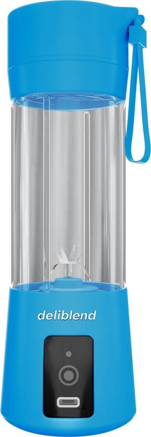 Deliblend Oplaadbare Blenders Kleine Blender Draadloze Blender Mini Blender To Go Portable Blender Draagbare Blender Ocean Blue