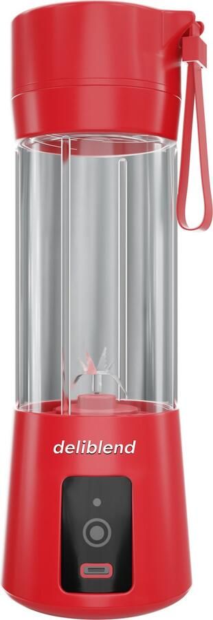 Deliblend Oplaadbare Blenders Kleine Blender Draadloze Blender Mini Blender To Go Portable Blender Draagbare Blender Red Chili