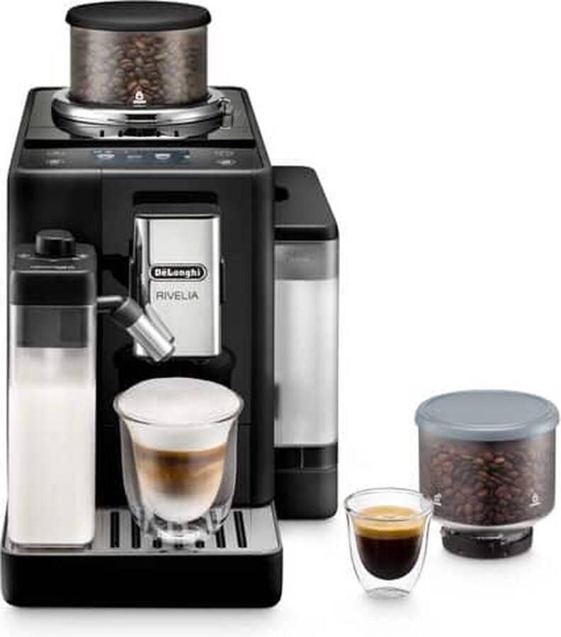 De'Longhi De Longhi EXAM440.55.B Espressomachine 1 4 l Koffiebonen Gemalen koffie Ingebouwde molen 1450 W Zwart - Foto 4