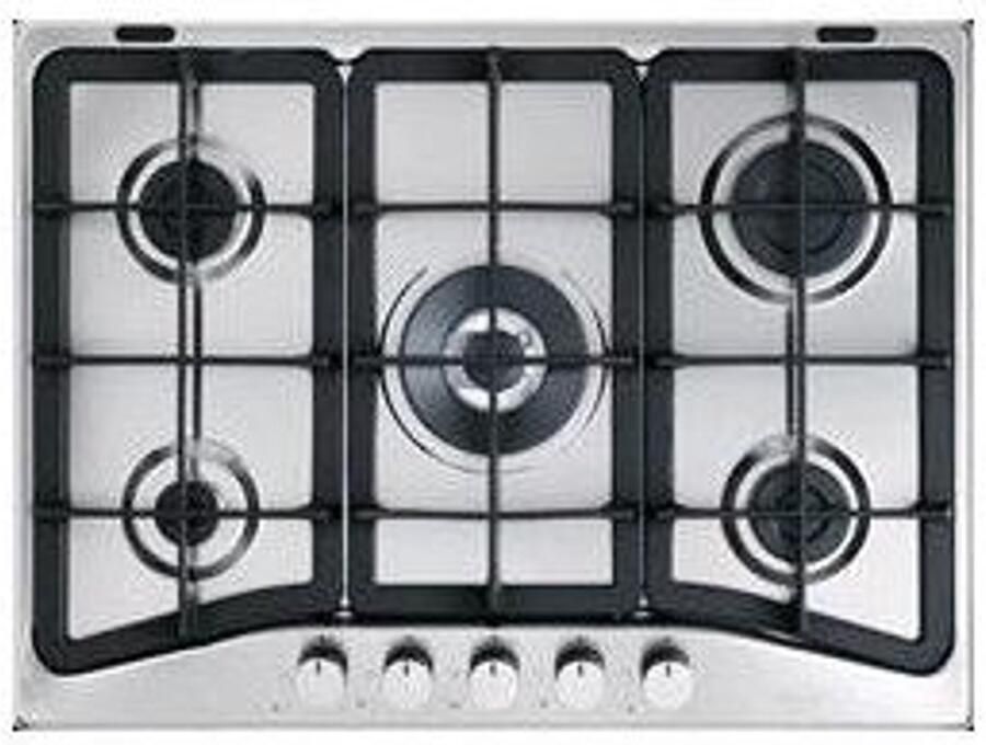 De Longhi IF 57 PRO N plaque Acier inoxydable Intégré (placement) Gaz 5 zone(s)