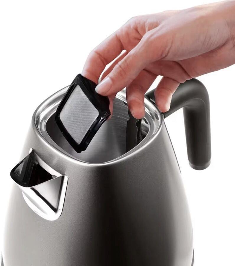 De Longhi KBIN2001.TB waterkoker 1 7 l 2000 W Titanium