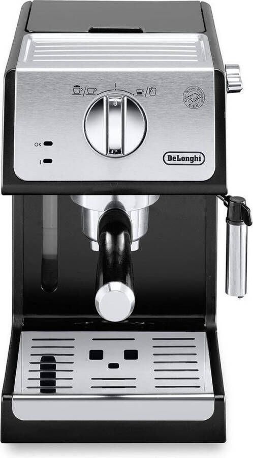 De'Longhi DeLonghi Autentica ECP33.21.BK Vrijstaand Half automatisch Espressomachine 1.1l Zwart koffiezetapparaat - Foto 6
