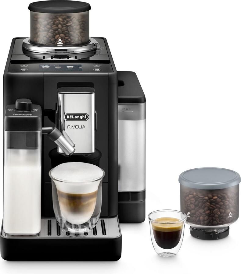 De'Longhi De Longhi EXAM440.55.B Espressomachine 1 4 l Koffiebonen Gemalen koffie Ingebouwde molen 1450 W Zwart