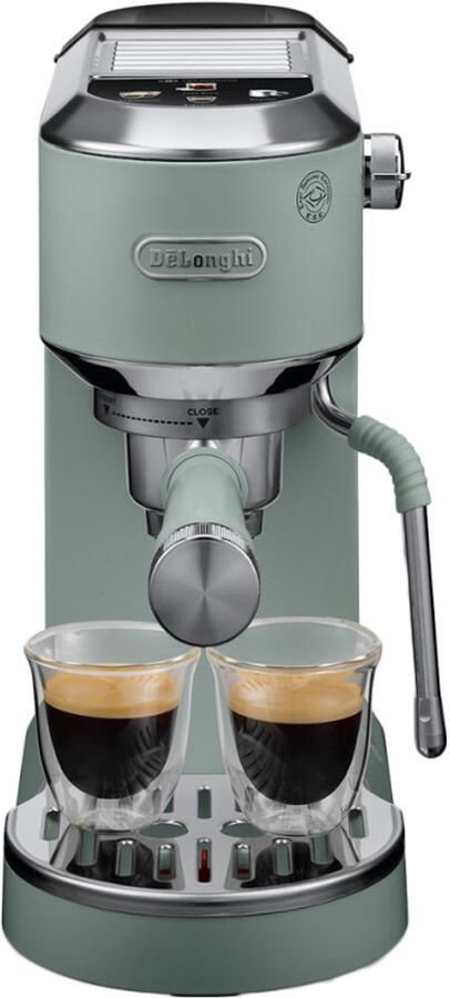 De'Longhi Espressomachine DEDICA DUO EC890.M Cold Brew in minder dan 5 minuten 15 cm breed 1 liter incl. melkopschuimneus