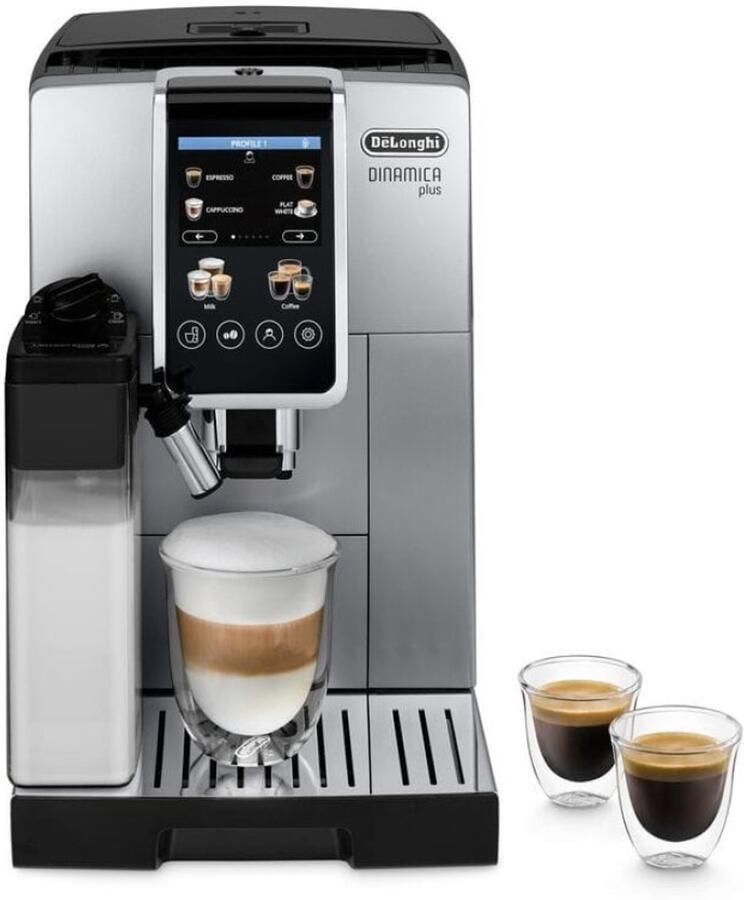 De'Longhi DeLonghi ECAM Serie Volautomatische espressomachine 3 5” TFT-display LatteCrema-systeem