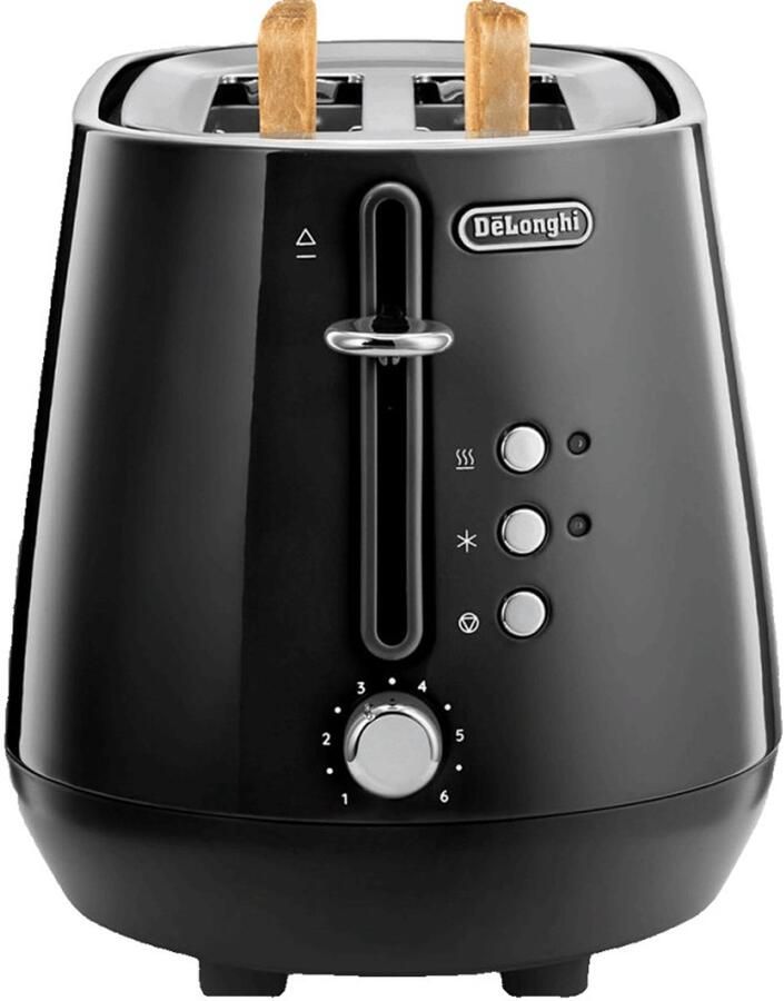 De'Longhi DeLonghi Eclettica CTY2103.BK Broodrooster 900 W Wit - Foto 2
