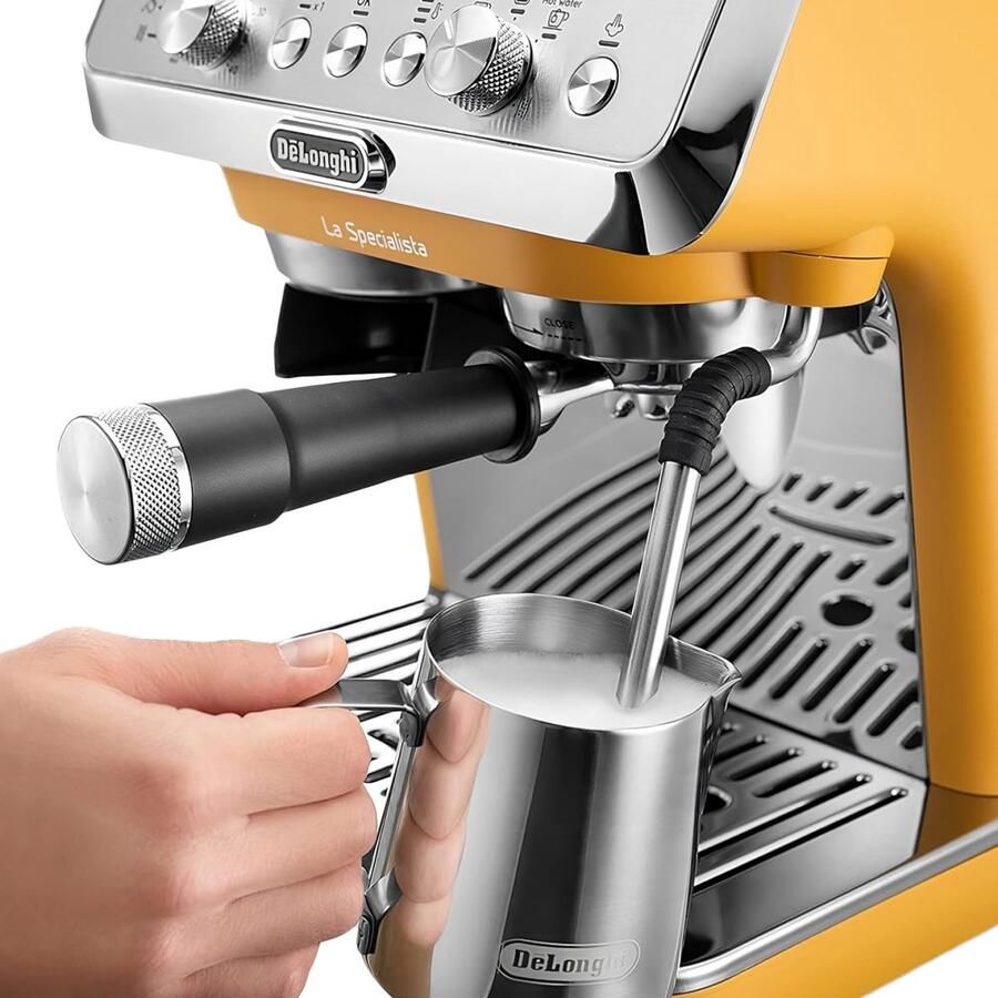 De'Longhi DeLonghi La Specialista Arte EC9155.YE Espresso machine met molen Geel - Foto 2