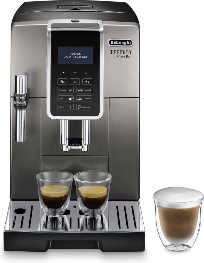 De'Longhi De Longhi Dinamica Ecam Dinamica Aroma Bar ECAM359.37.TB Volledig automatisch Espressomachine 1 8 l