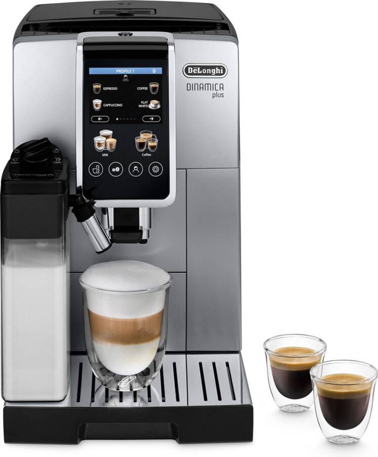 DeLonghi De'Longhi Dinamica Plus ECAM380.85.SB | Espressomachines | Keuken&Koken Koffie&Ontbijt | 8004399027053 - Foto 1