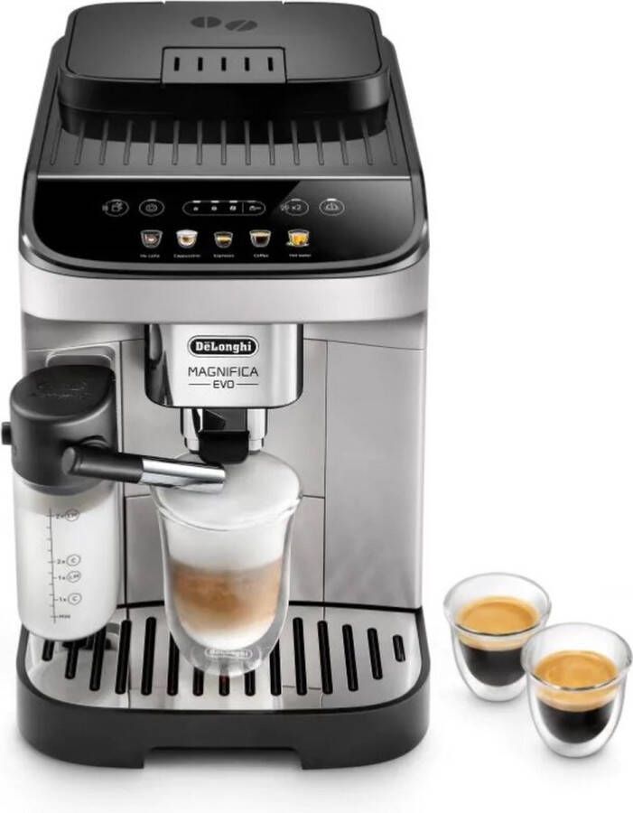 De'Longhi Volautomatisch koffiezetapparaat Magnifica Evo ECAM 290.61.SB met lattecrema melksysteem zilver zwart - Foto 6