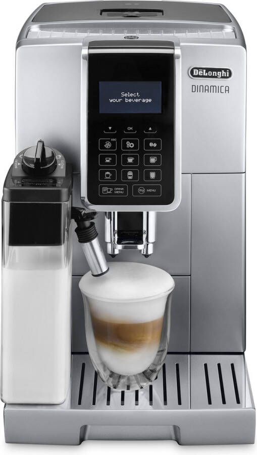 DeLonghi De'Longhi Dinamica ECAM350.75.S Zilver | Espressomachines | Keuken&Koken Koffie&Ontbijt | 0132215298 - Foto 2