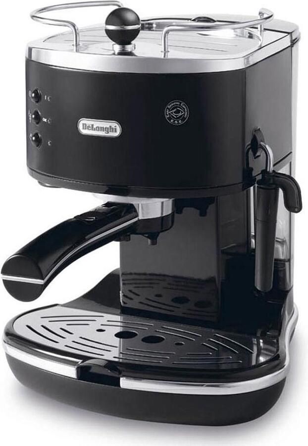 De'Longhi Icona Vintage ECOV311.BK Handmatige Espressomachine Zwart - Foto 2