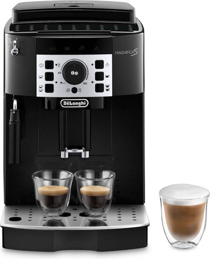 De'Longhi De Longhi Magnifica S volautomatische espressomachine met handmatige melkopschuimer en uitneembare zetgroep Zwart ECAM20.110.B