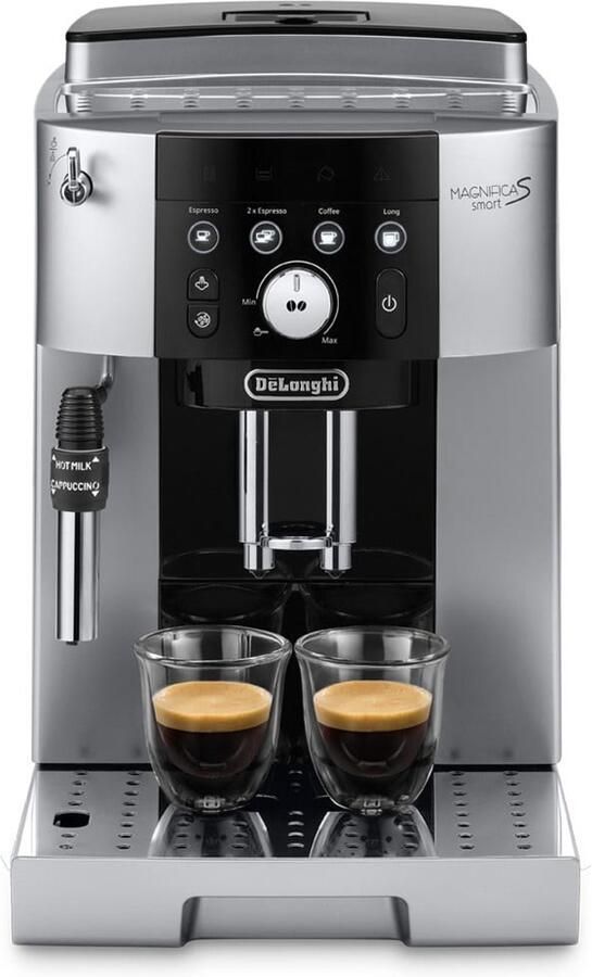 De'Longhi Magnifica S Smart ECAM250.23.SB Volautomatische espressomachine met 4 one-touch recepten en melkstoompijpje Zilver zwart - Foto 2