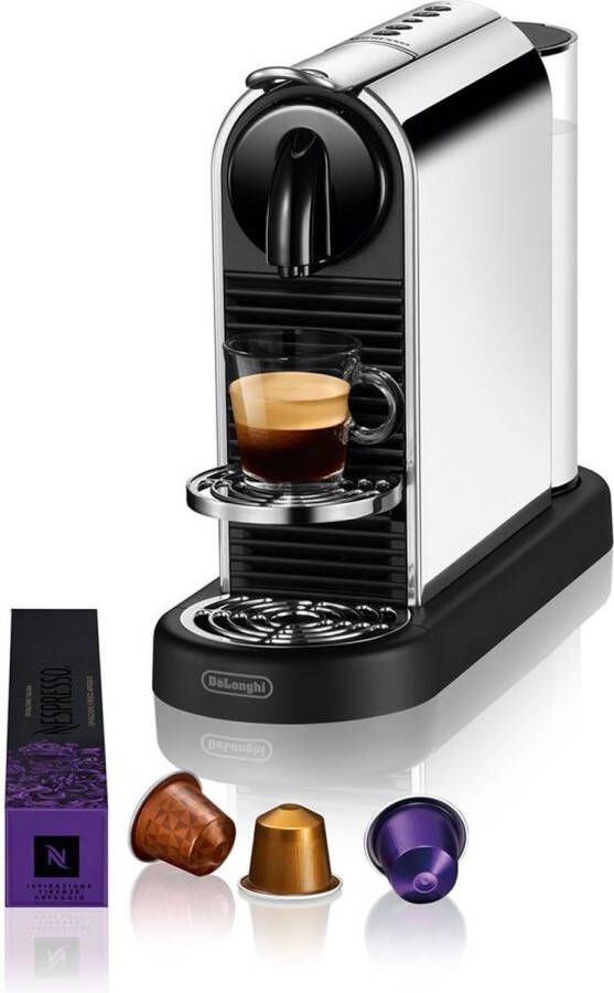 De'Longhi Nespresso CitiZ Platinum Koffiecupmachine Stainless Steel