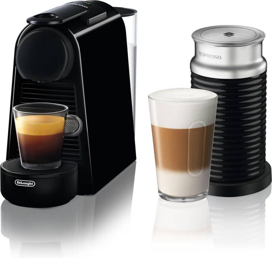 De'Longhi Nespresso Essenza Mini & Milk EN85BAE Koffiecupmachine Met melkopschuimer Zwart