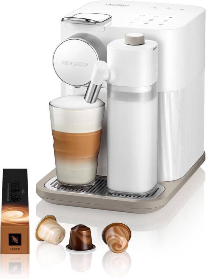 Nespresso Koffiecapsulemachine Gran Lattissima EN 650.W van DeLonghi White inclusief welkomstpakket met 14 capsules - Foto 2