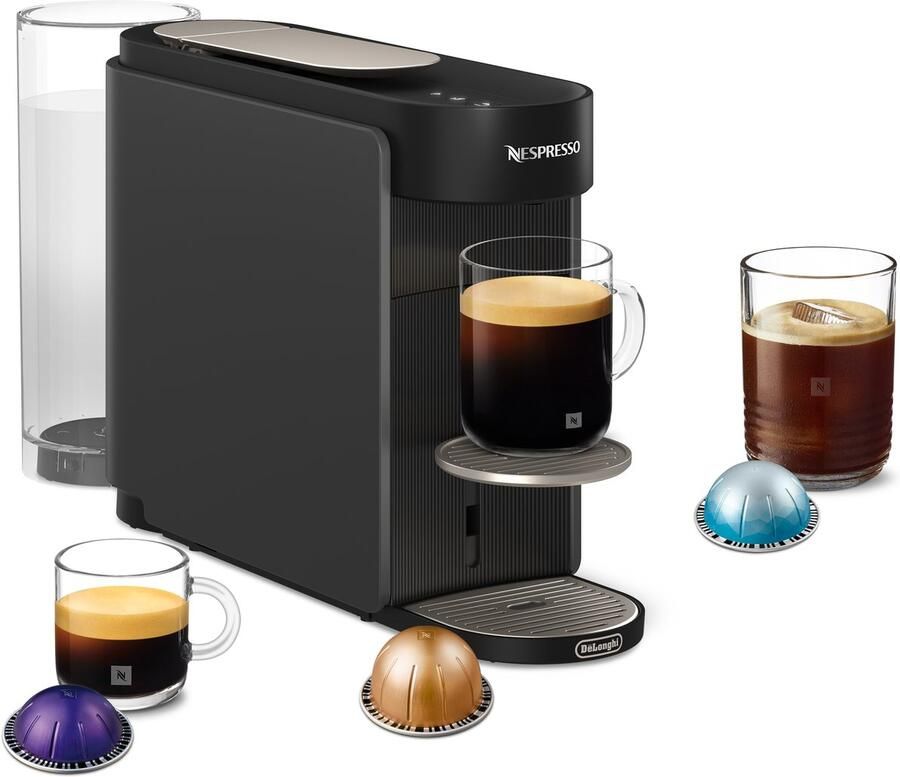 De'Longhi Nespresso Vertuo Up ENV200.GY KoffieCupmachine 1.4 L Snel Opgewarmd Antraciet